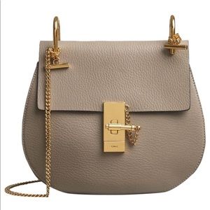 Drew Shoulder Bag Motty Grey Small